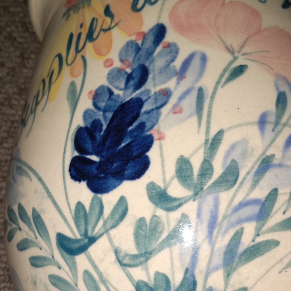 Yesteryears spoon holder is a vintage Pottery Crock, Made in Marshall Texas - Picture 4 of 7